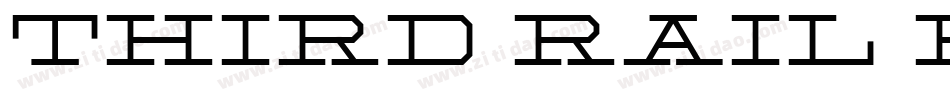Third Rail Regular字体转换